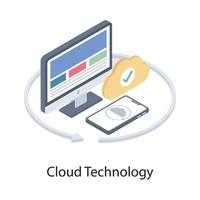 Cloud Computing Applications vector