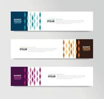 Vector Abstract Banner Design Web Template