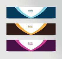 Vector Abstract Banner Design Web Template