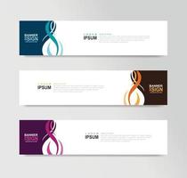 Vector Abstract Banner Design Web Template