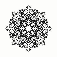 diseño decorativo y ornamental mandala vector