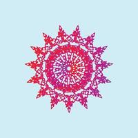 Mandala Decorative And Ornamental Abstract Colorful design vector