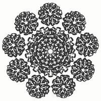 diseño decorativo y ornamental mandala vector