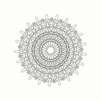 diseño decorativo y ornamental mandala vector