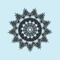 diseño decorativo y ornamental mandala vector