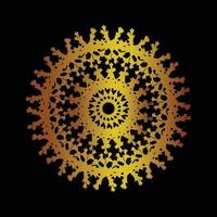 luxury gold mandala vector design