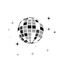 Disco ball icon vector