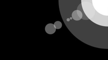 animação do ícone de raios de sol com fundo preto e canal alfa