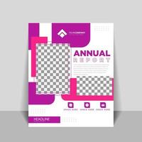 Cover designs for annual reports and business catalogs vector