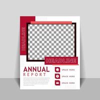 Cover designs for annual reports and business catalogs vector