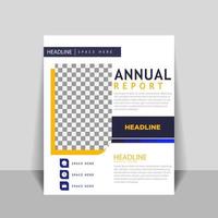 Cover designs for annual reports and business catalogs vector