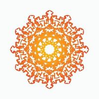 Mandala Decorative And Ornamental Abstract Colorful design vector