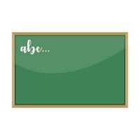 Cartoon school green chalkboard vector