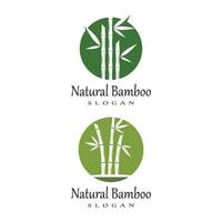 Bamboo Logo Template vector icon illustration design