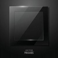 Vector glossy frames background