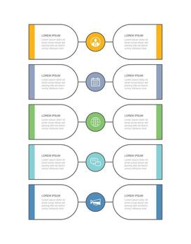 Plantilla de línea de tiempo de línea delgada de pestaña de infografías de 10 datos. ilustración vectorial resumen de antecedentes. se puede utilizar para diseño de flujo de trabajo, paso empresarial, banner, diseño web. vector