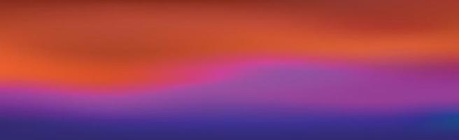 Blurred large panoramic summer background multicolored gradient vector