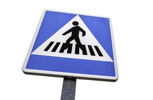 Pedestrian crossing sign photo