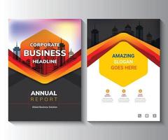 Annual Report design Layout Multipurpose use for any Business Project, annual report, Brochure, flyer, Poster, Booklet, etc. vector