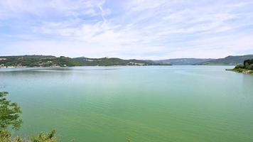 corbara lake in umbria bathing place with beaches video