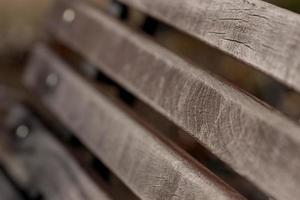 Abstract view of a bench photo