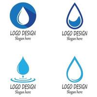 Water drop Logo Template vector illustration design