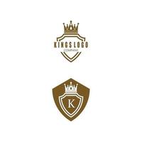 Crown Logo Template vector icon illustration design