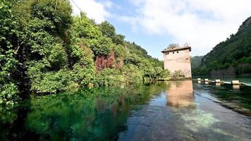 Stifone of Narni in the Umbrian valleys and the black river video