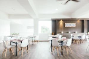 Abstract blur and defocused restaurant with bar and coffee shop cafe photo