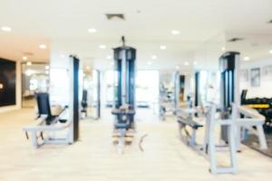 Abstract blur and defocused gym and fitness room photo