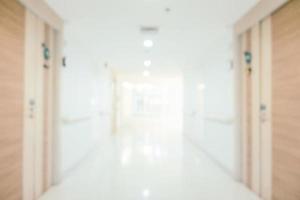 Abstract blur and defocused clinic and medical hospital interior photo