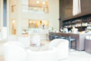 Abstract blur and defocused luxury hotel interior photo