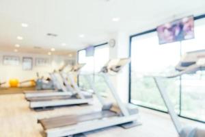 Abstract blur and defocused gym and fitness room photo