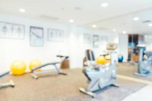 Abstract blur and defocused gym and fitness room photo