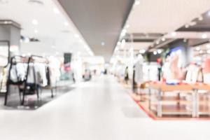 Abstract blur shopping mall photo