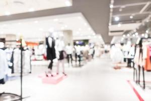 Abstract blur shopping mall photo