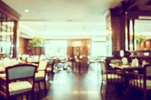 Abstract blur and defocused coffee shop cafe and restaurant photo