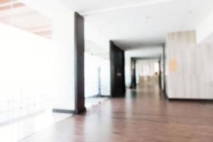 Abstract blur and defocused luxury hotel and lobby interior photo