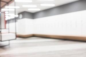 Abstract blur locker room in fitness and gym photo