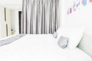 Abstract blur and defocused bedroom interior photo