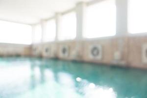 Abstract blur swimming pool photo