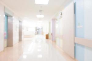 Abstract blur hospital and clinic interior photo