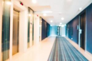 Abstract blur and defocused hotel and lobby interior photo