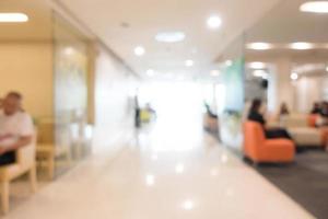 Abstract blur hospital and clinic interior photo