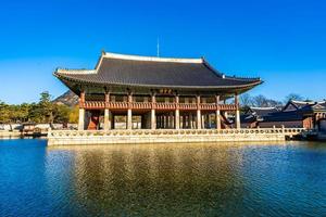Gyeongbokgung palace in South Korea photo