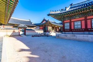 palacio gyeongbokgung en corea del sur foto