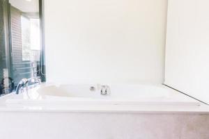 Bathtub decoration interior photo