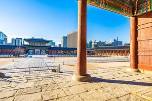 Gyeongbokgung palace in South Korea photo