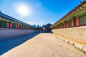 Gyeongbokgung palace in South Korea photo