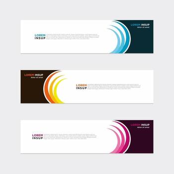 banner de vector moderno fondo web plantilla de diseño abstracto